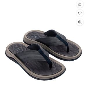 George Navy and Gray Sandals